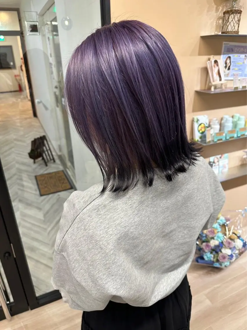 ミディアム カラー 髪質改善/ショート ボブ/chere狭山のヘアスタイル