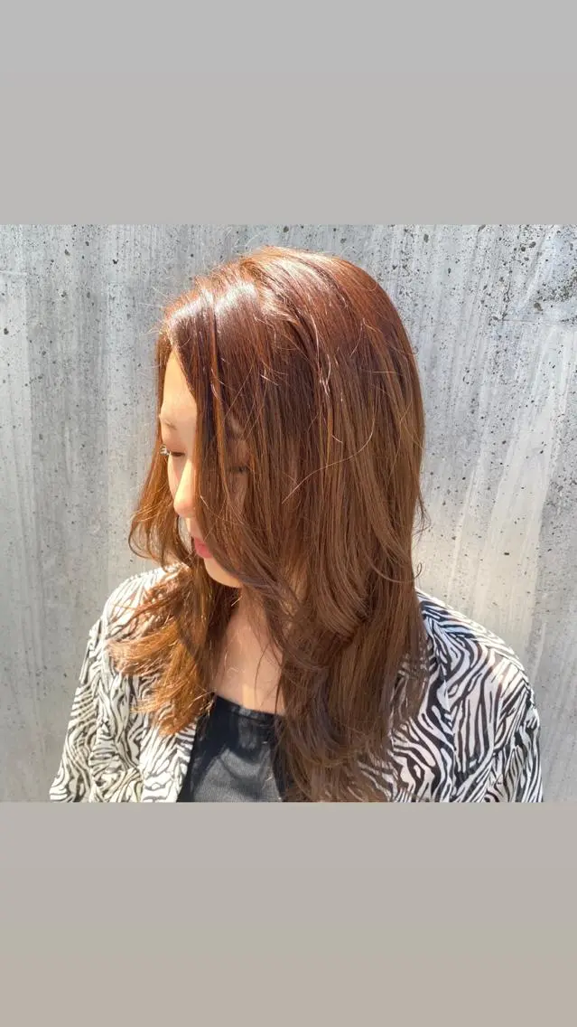 セミロング カラー ベージュカラー ブリーチ グラデーションカラー ブリーチなしカラー メンズパーマ/ ボブパーマ/タクミのヘアスタイル