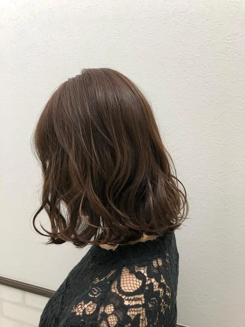 ミディアム ミディアムパーマ カット 渡邉 ケイジのヘアスタイル