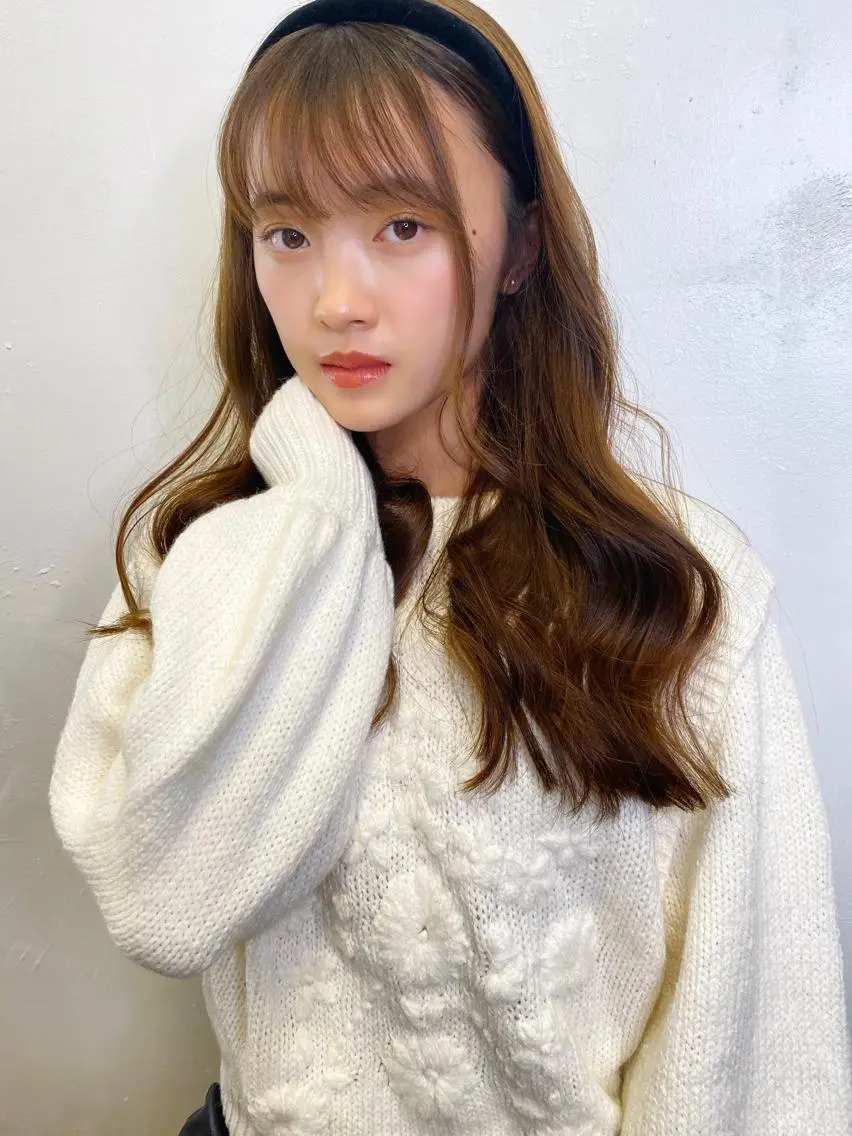 ロング カラー 🥣 hashi 🛋️のヘアスタイル