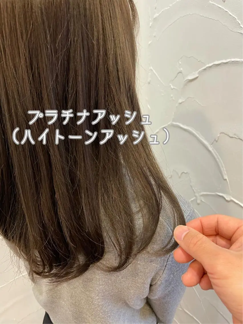 ミディアム カラー アッシュ ハイトーンカラー ヘアカラー トリートメント ヘッドスパ パーソナルカラー診断 できます 木曽 主博のヘアスタイル