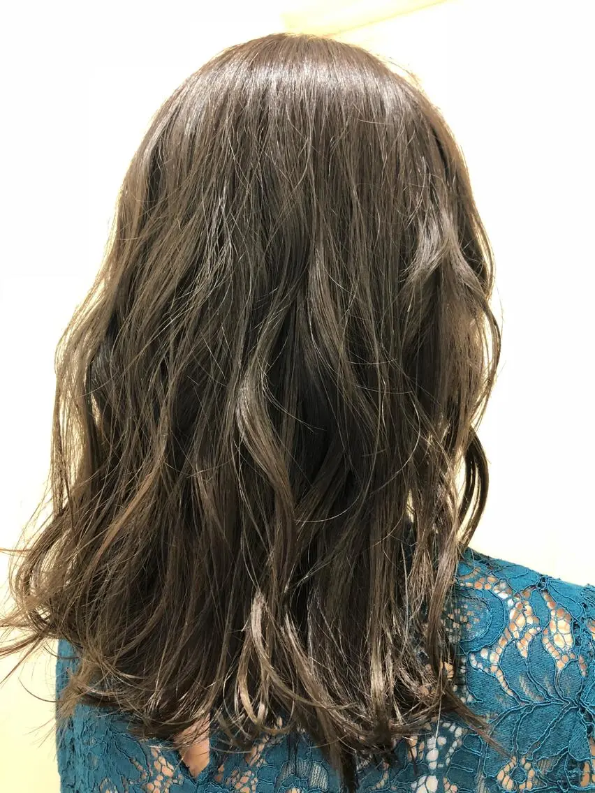 セミロング アッシュ ヘアカラー トリートメント パーソナルカラー骨格 顔タイプ 小幡のその他イメージ