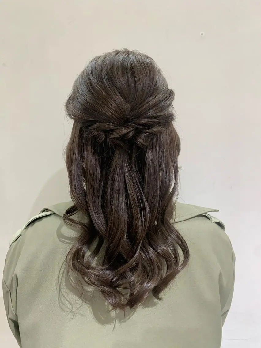 ヘアアレンジ デジタルパーマ🫧 韓国風ヘア🫧サクラのヘアスタイル