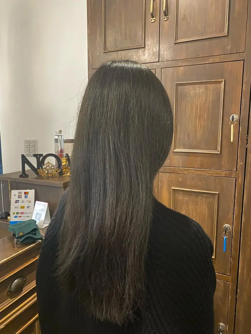 ロング カラー パーマモデル募集中 渥美翔人のヘアスタイル