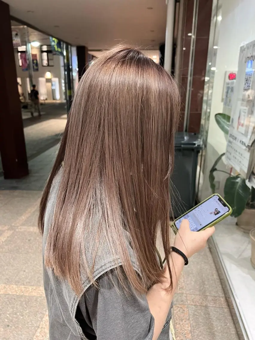 ロング カラー カット ヘアカラー トリートメント 🍀お悩み改善憧れの 美髪　小林風雅のヘアスタイル