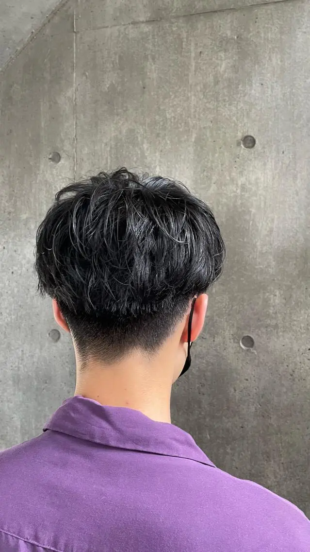 パーマ メンズ もりたみかこ 美容師お休み中のヘアスタイル