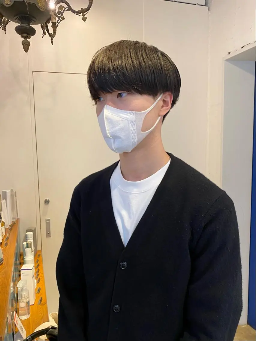 ショート メンズ マッシュ カット トリートメント JINKIメンズ特化 メンズカットパーマのヘアスタイル