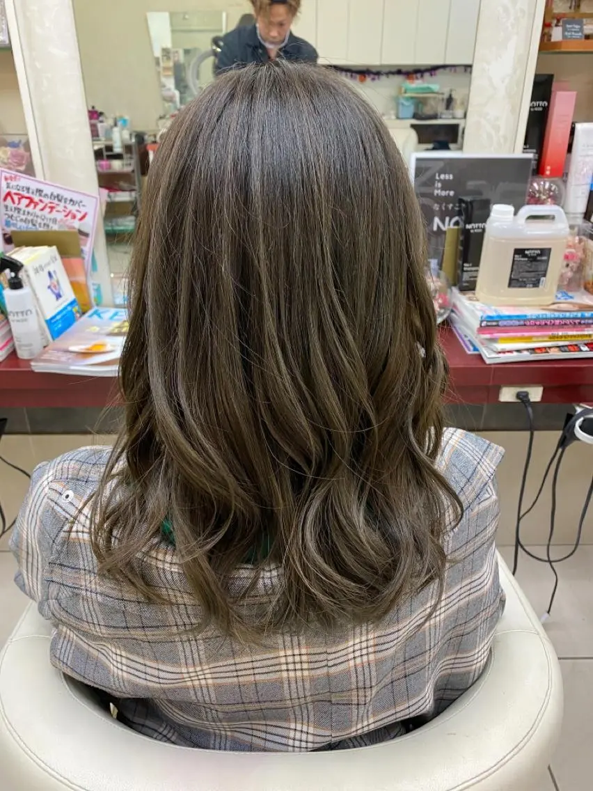 カラー アッシュ 竹内 英明のヘアスタイル