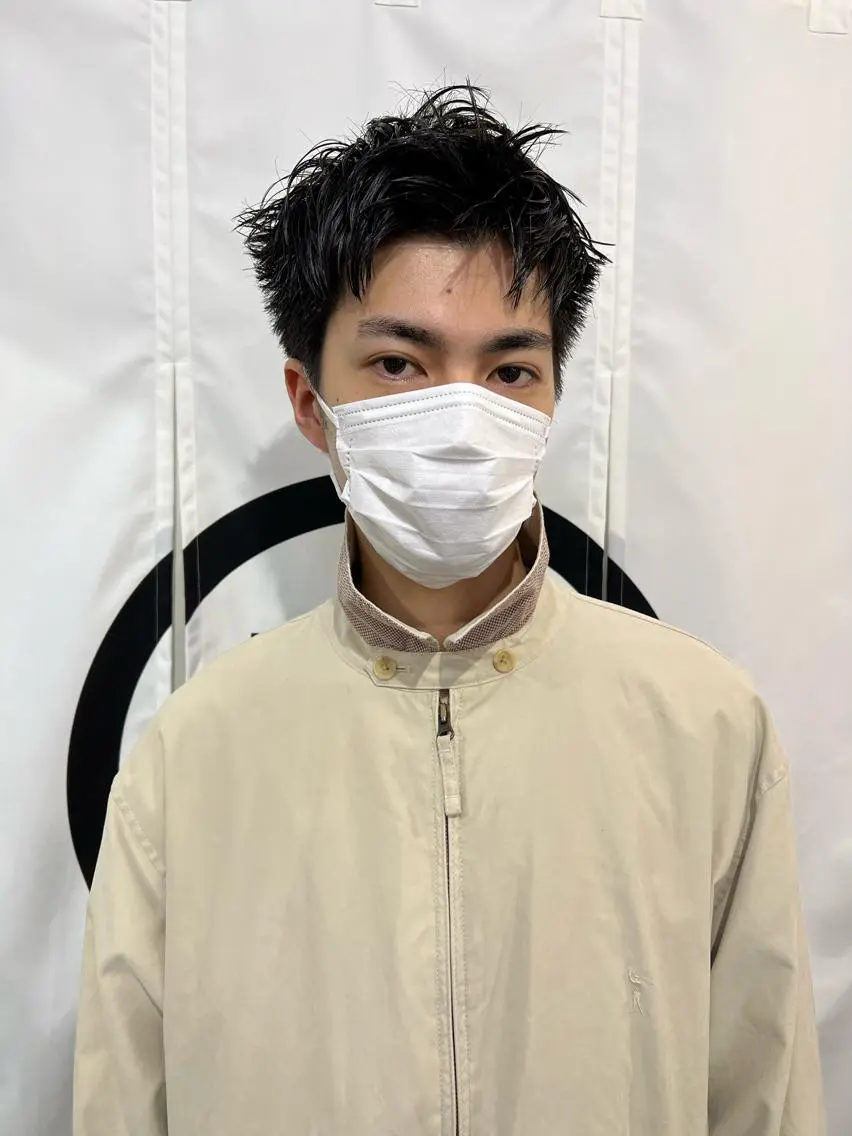 ショート メンズ ショートヘア 表参道メンズカット hikariのヘアスタイル