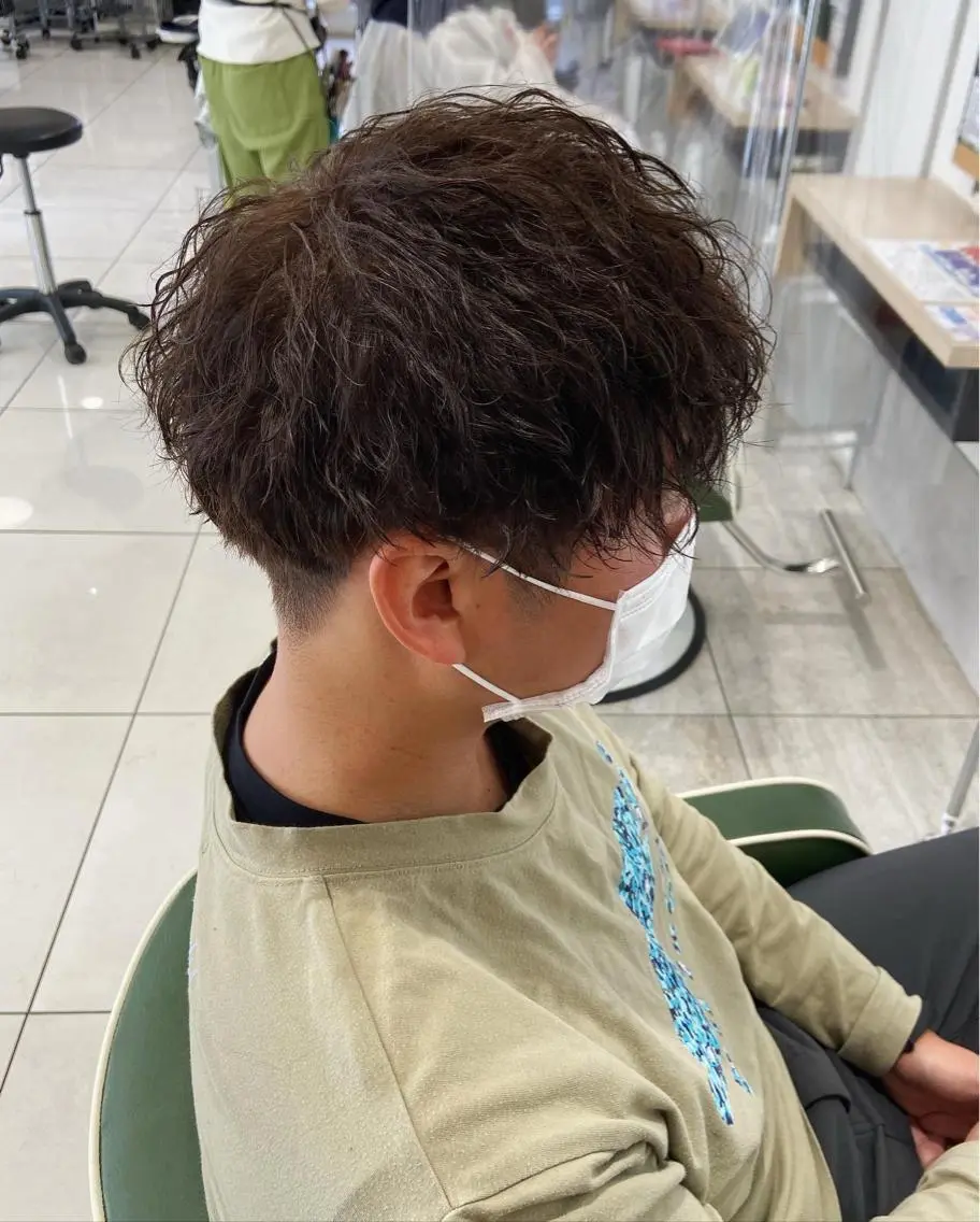 パーマ メンズ 松下 恭佑のヘアスタイル