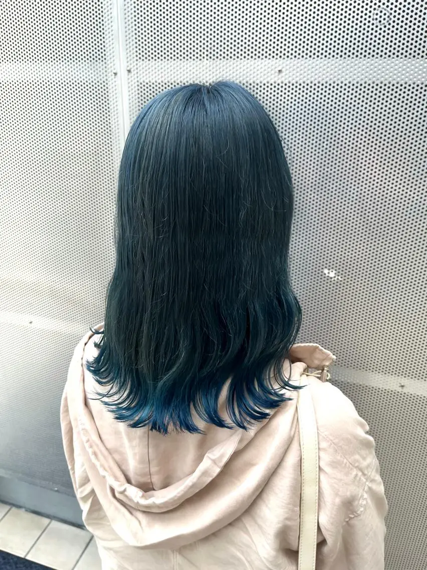 ロング カラー ヘアアレンジ ダブルカラー 中川 もえか【明石】のヘアスタイル