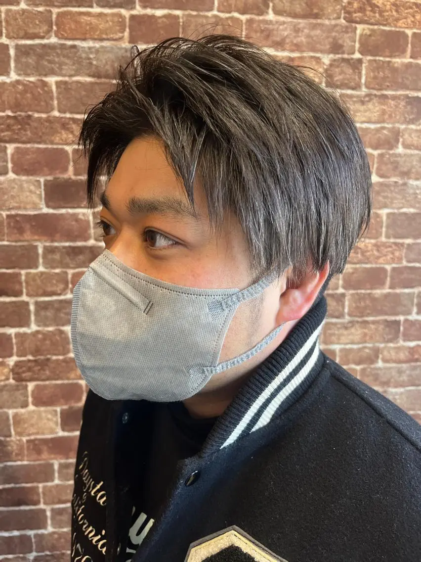 ショート カラー パーマ ヘアアレンジ メンズ キッズ ネイル マツエク・マツパ アイブロウ メンズブリーチ メンズハイライト メンズインナーカラー メンズ韓国風 ブリーチ 久木原 ゆりのヘアスタイル