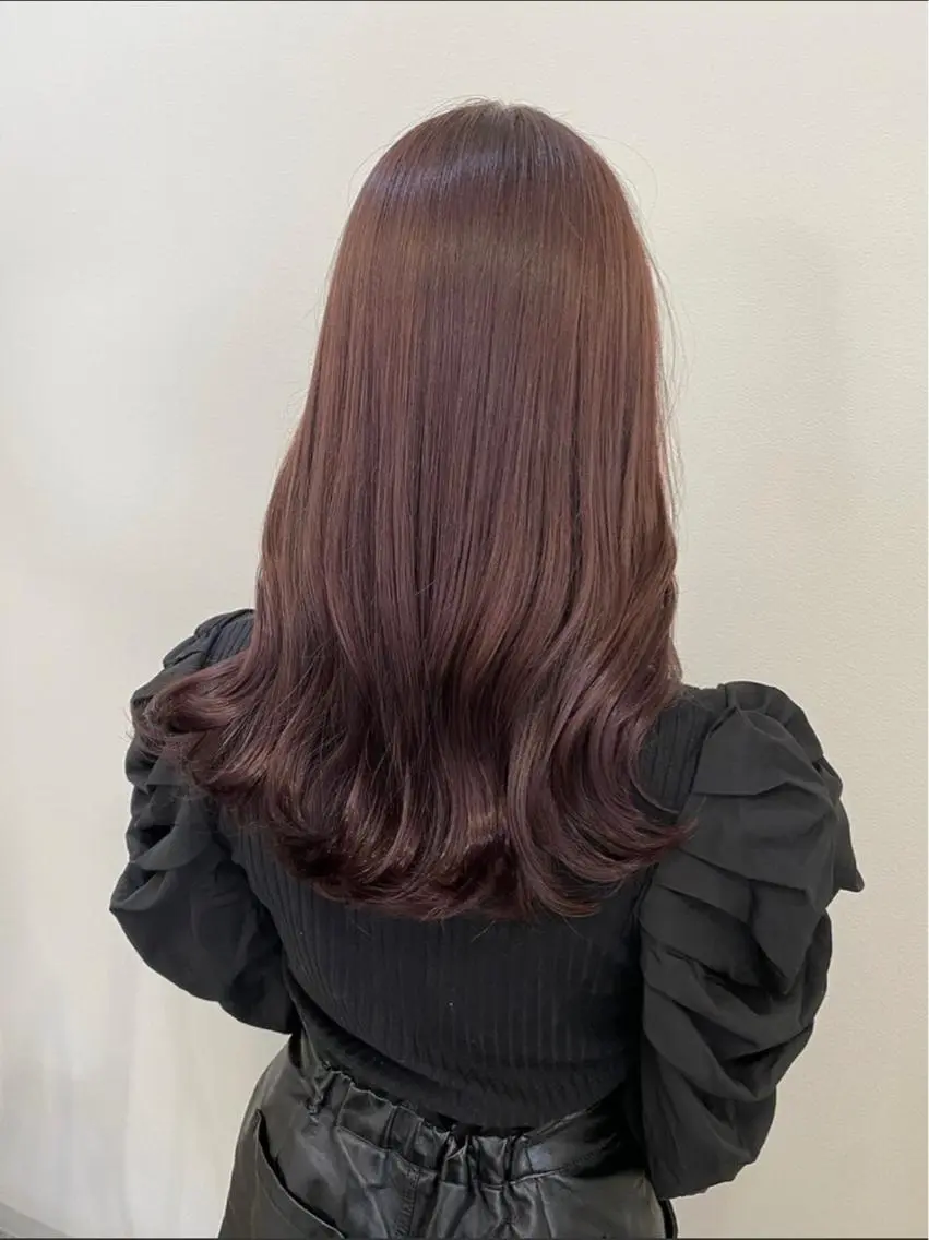 ミディアム 縮毛矯正×髪質改善 小笠原大樹のヘアスタイル