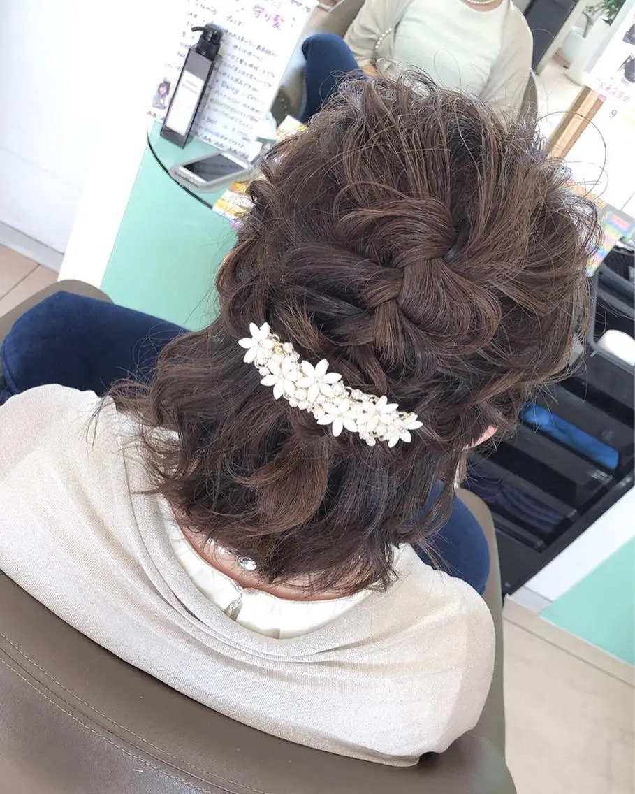 ショート ヘアセット 松田 みのりのヘアスタイル