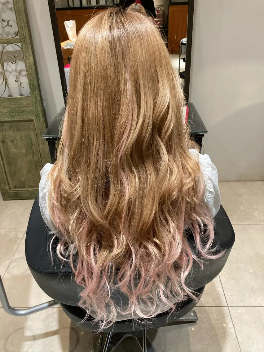 ロング シールエクステ エクステ colorshair 田宮店/大岡亮介のヘアスタイル