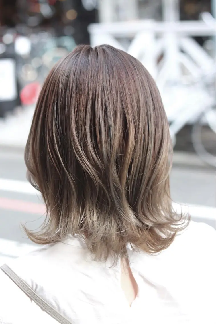 ミディアム カラー ヘアアレンジ 川内 政人のヘアスタイル