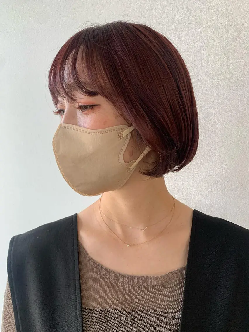 ショート カラー カット ヘアカラー トリートメント Libre 西野圭一のヘアスタイル