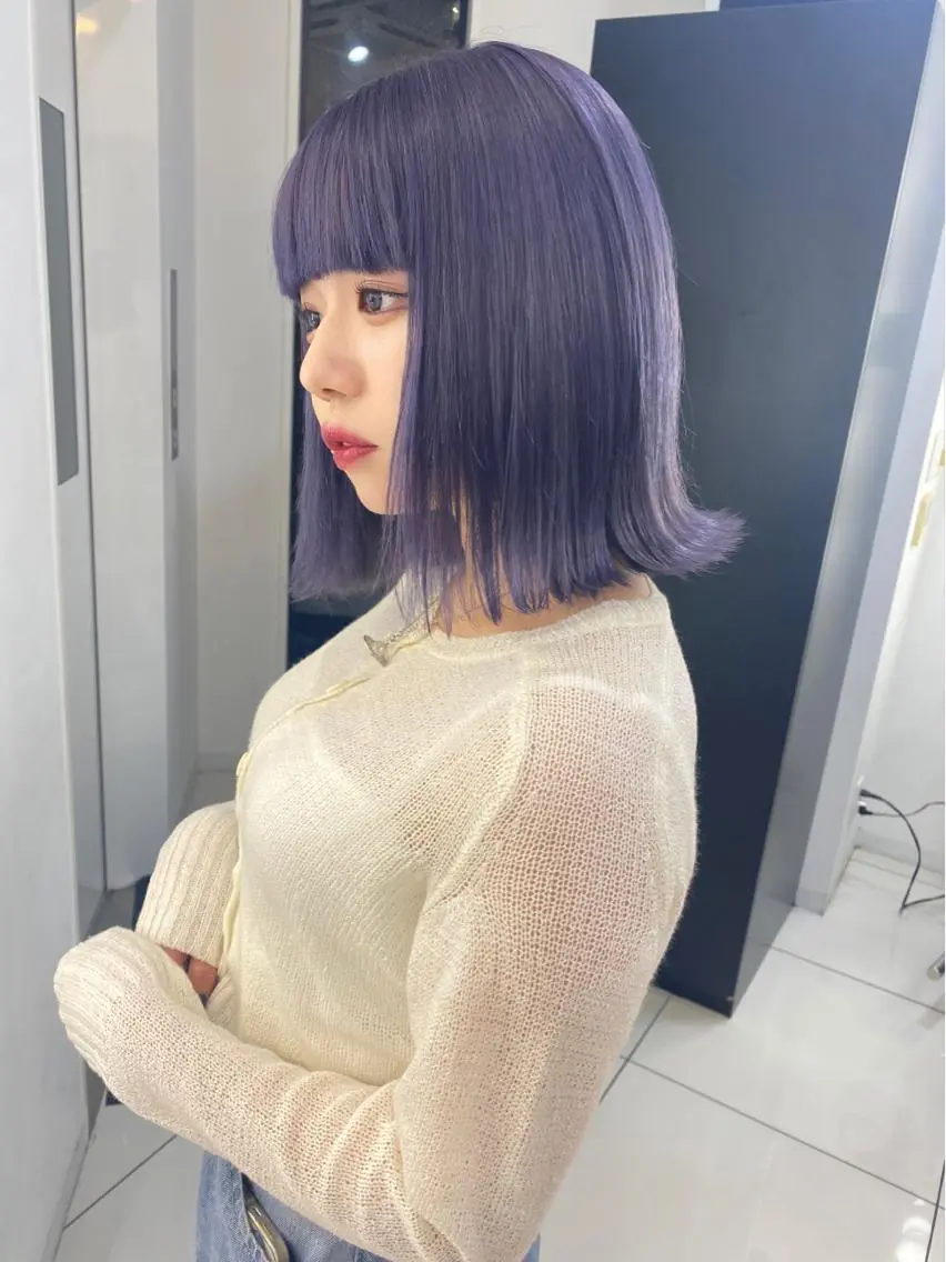 ミディアム カラー ヘアアレンジ SHACHU ayamiのヘアスタイル