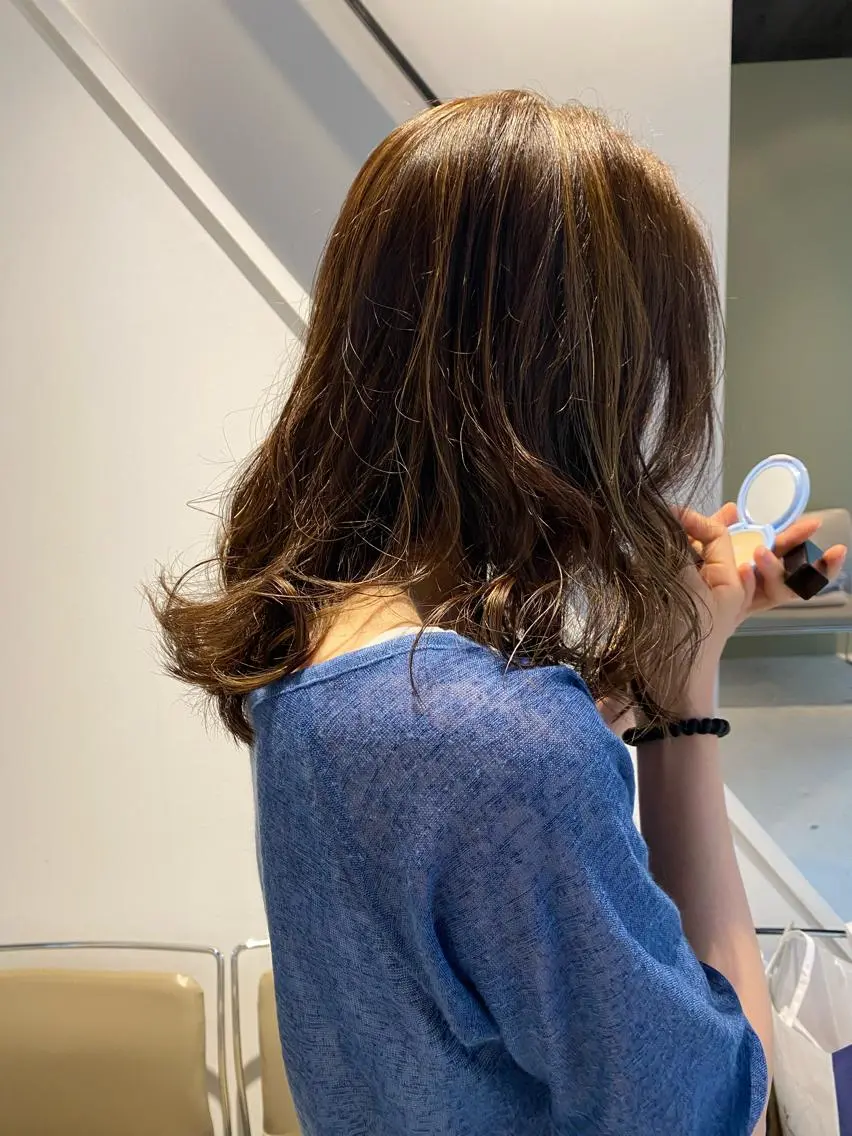 ミディアム カラー ヘアカラー &72 takiのヘアスタイル