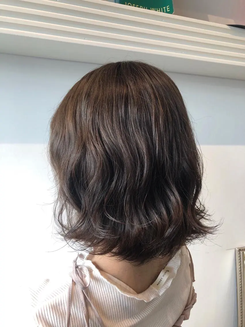 ミディアム カラー グレージュ 💐パーソナルカラー /市橋加菜💐のヘアスタイル