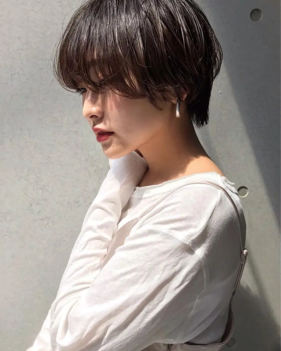 ショート レイヤー/大人ボブ 渡邉【日吉美容室】のヘアスタイル