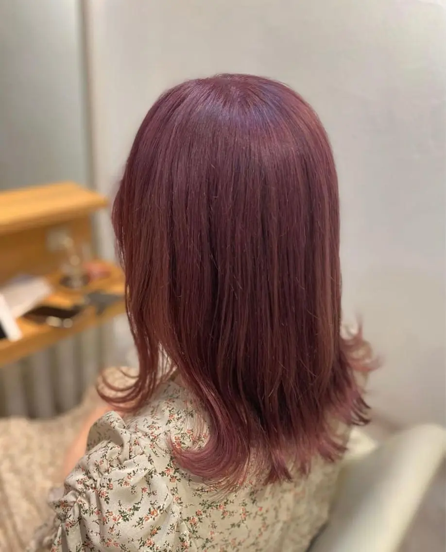 ミディアム カラー アッシュ ベージュカラー ブリーチ ケアブリーチ ダブルカラー ヘアカラー 🌼あんなtrend color🌼のヘアスタイル