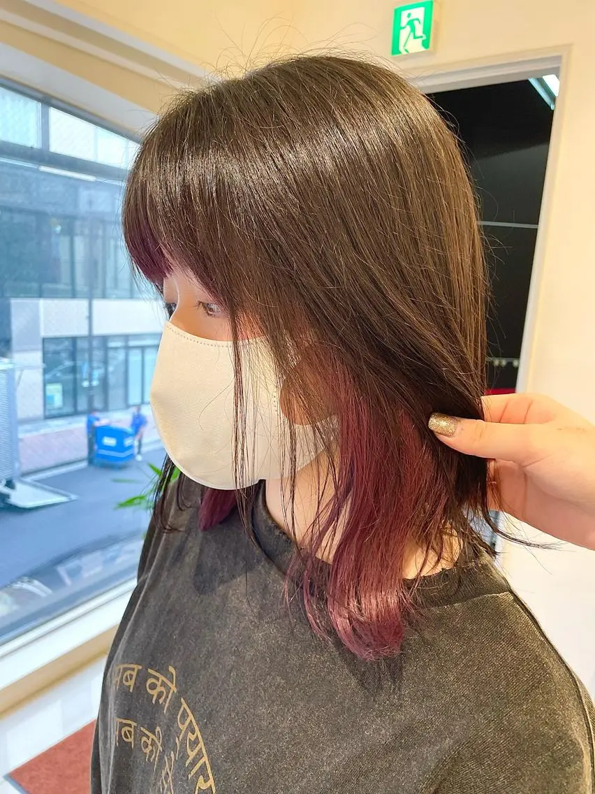 ミディアム HCA studioのヘアスタイル