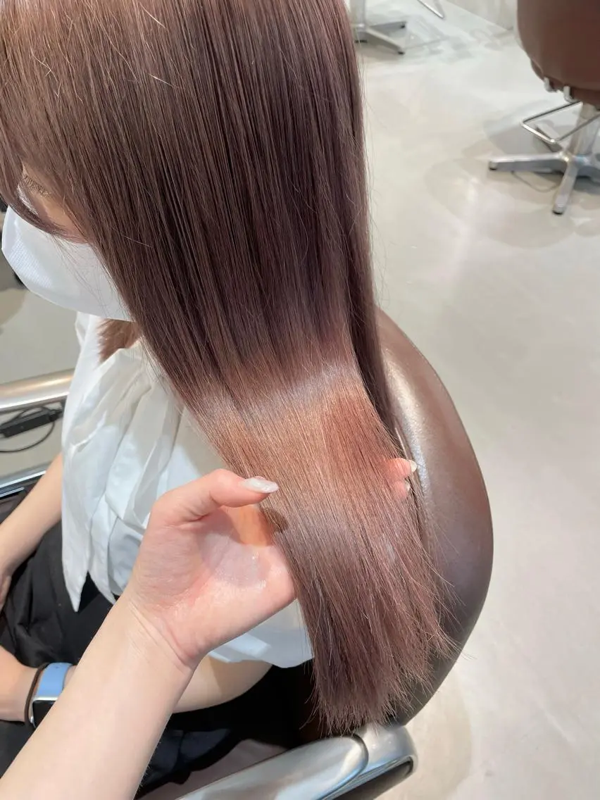 ロング ヘアカラー CHiC ミサキのマツエク・マツパデザイン