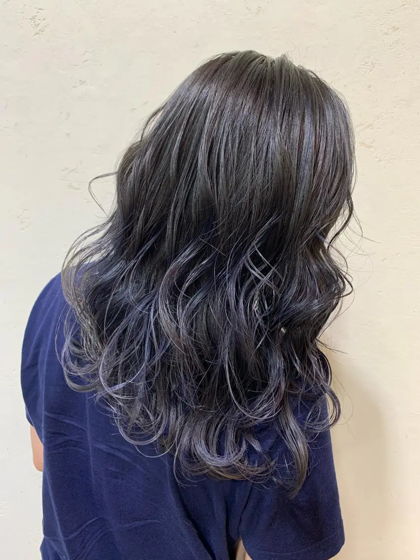セミロング カラー ヘアカラー トリートメント 天野 開のヘアスタイル