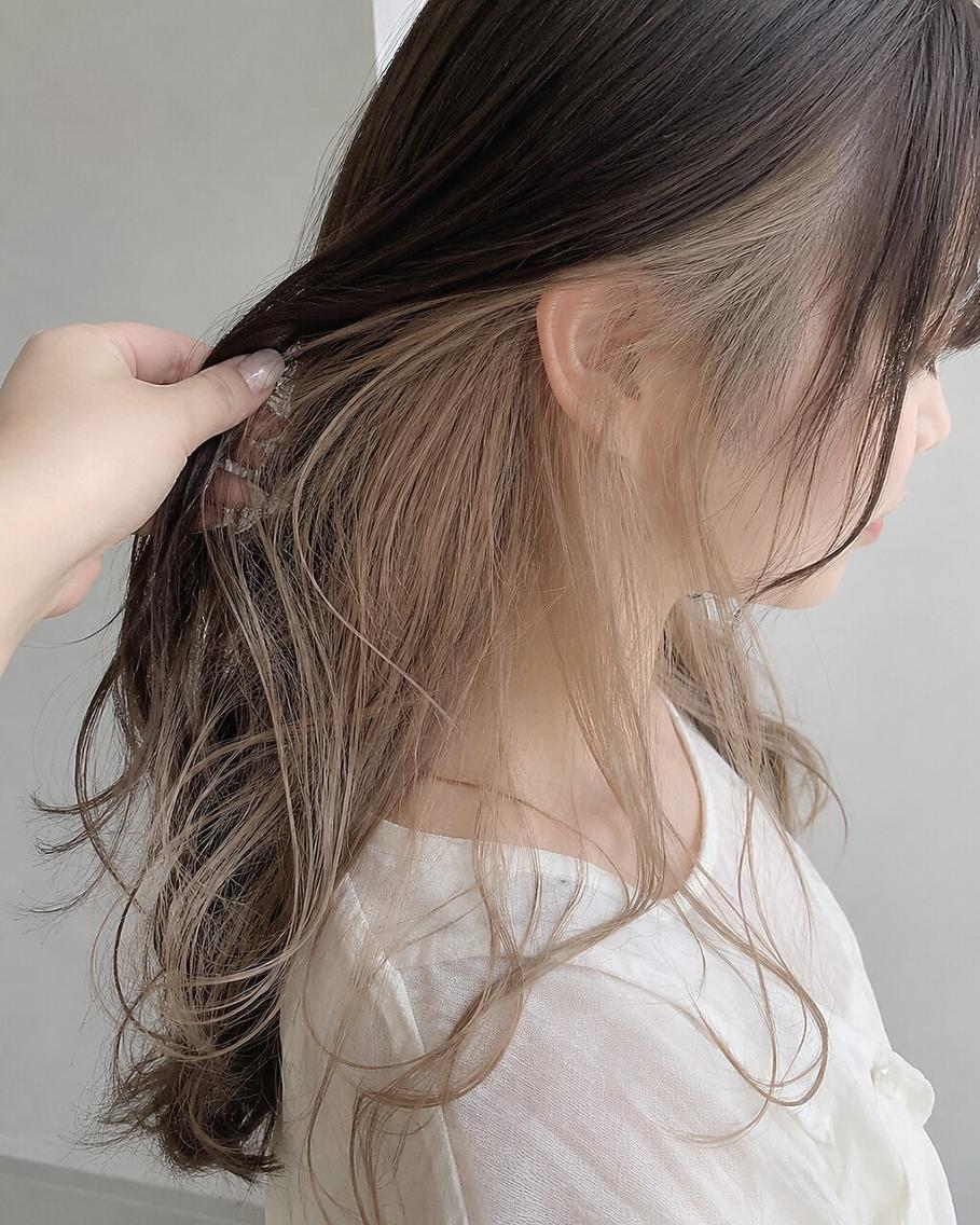 カラー ロング ヘアカラー 🌈髪質改善🌈 過去の1艶サラ体験✨のヘアスタイル