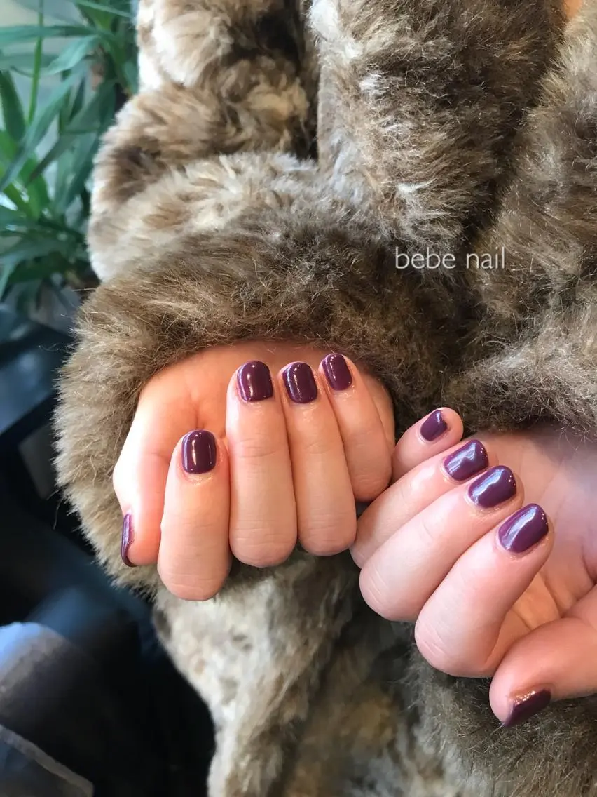 ネイル ワンカラーネイル ハンドネイル Ann nailのネイルデザイン