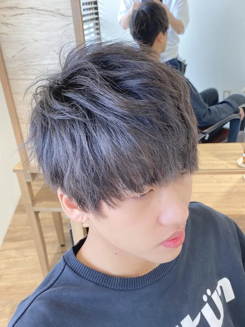 メンズ カット ハイライト⭐️上野 高広のヘアスタイル