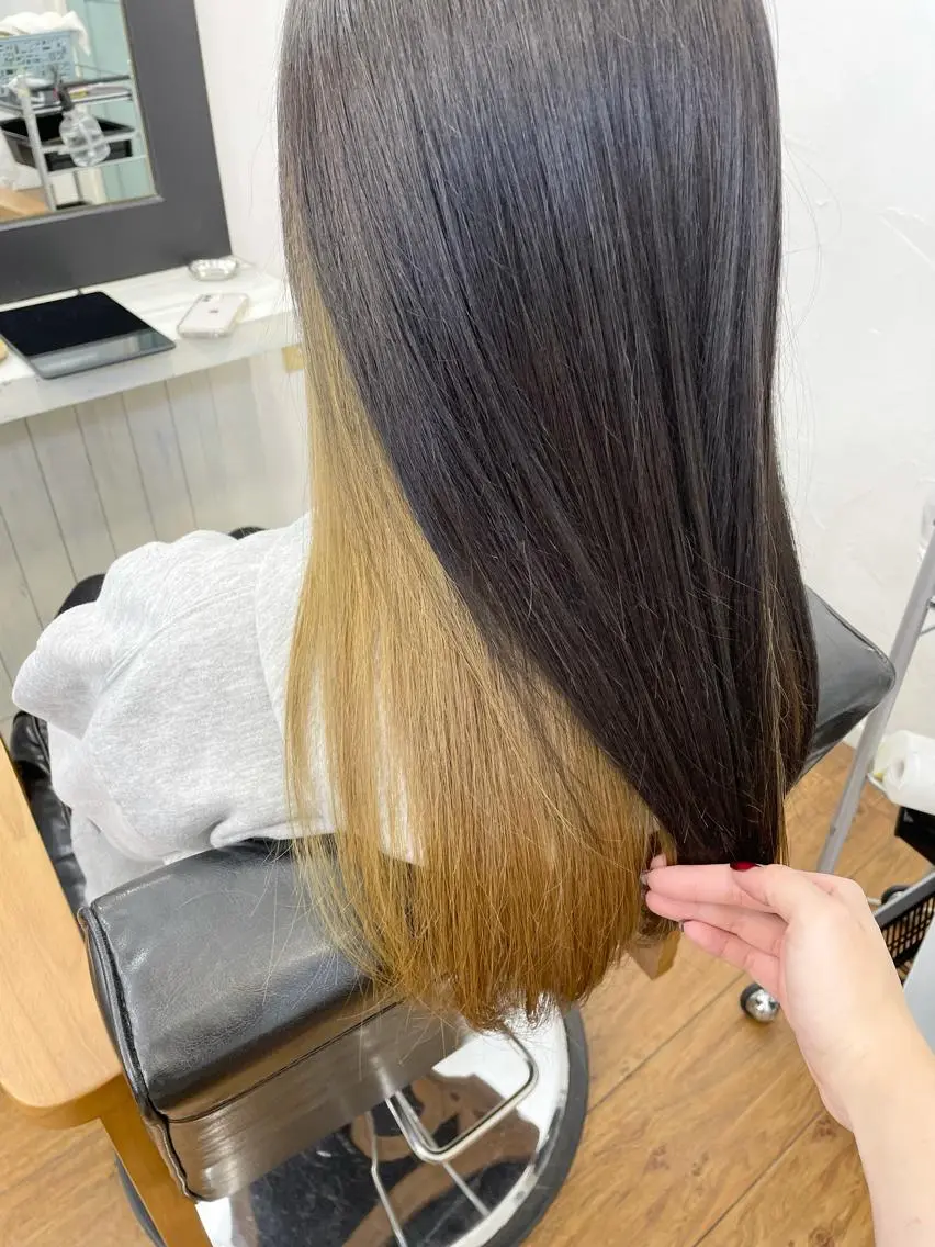 ロング 青木 優歩のヘアスタイル