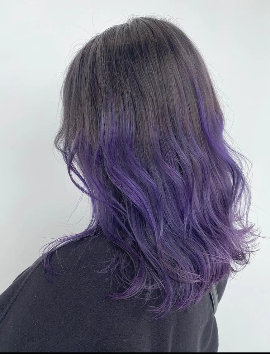セミロング 丸山 純奈のヘアスタイル