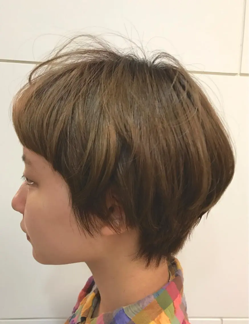 ショート ショートヘア u harukaのヘアスタイル