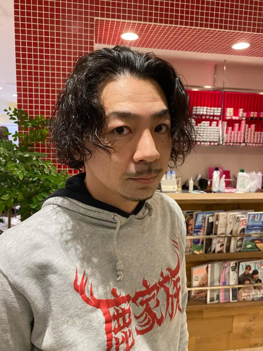 パーマ メンズ カット パーマ トリートメント さこだ　しょうた 【副店長】のヘアスタイル