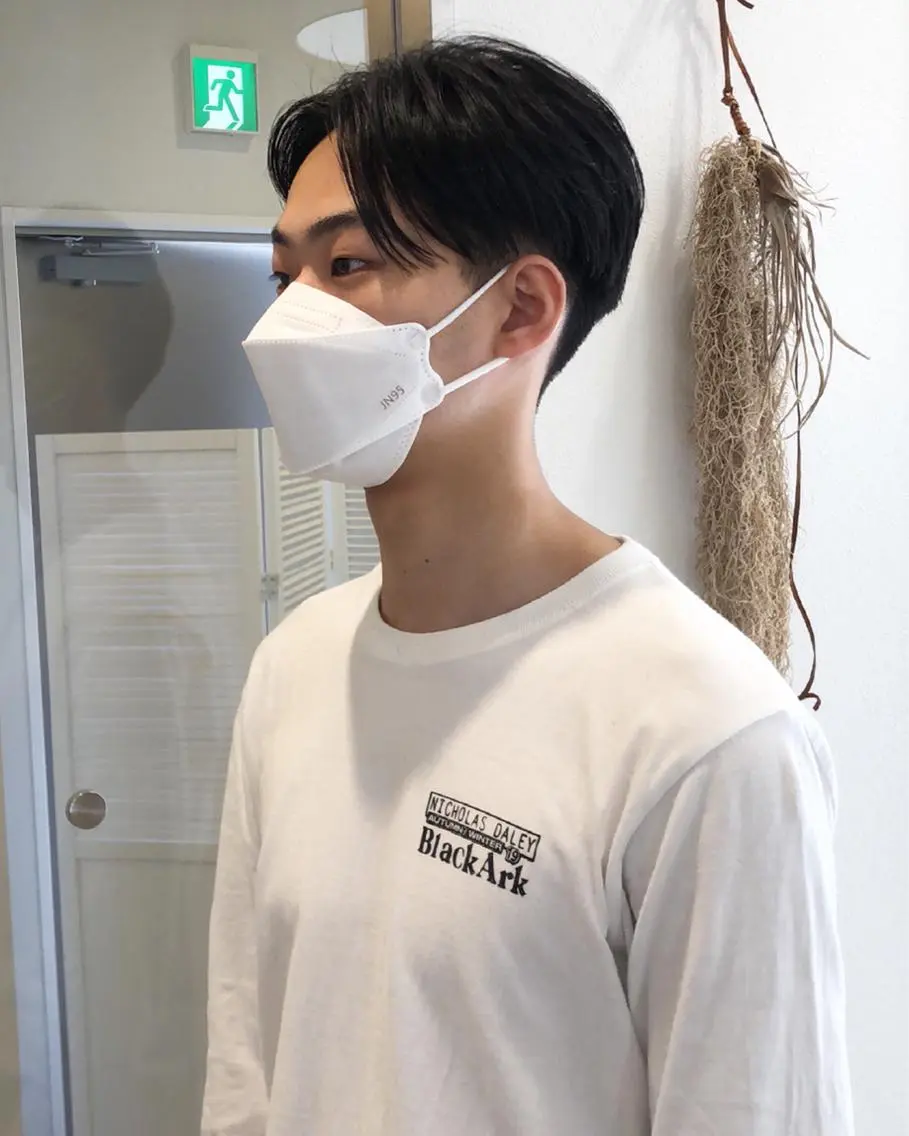 ショート メンズ 柳田 駿のヘアスタイル