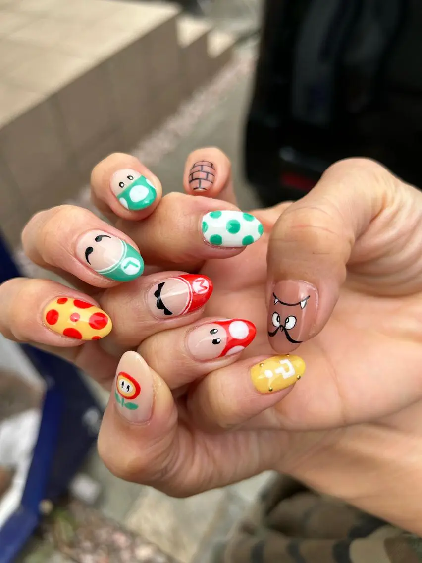 ネイル アートネイル オーロラネイル チークネイル フレンチネイル ジェルネイル ハンドネイル Nail Salon Dream Mamのネイルデザイン