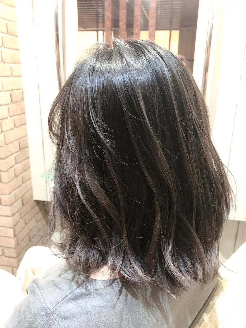 ミディアム カラー ヘアアレンジ 池袋髪質改善×レイヤ ー専門MATSUのヘアスタイル