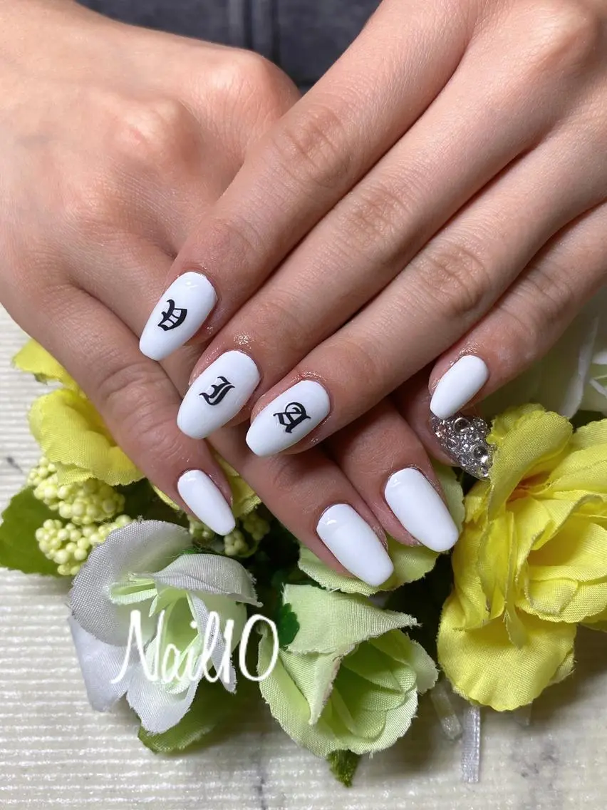 ネイル 長さ出し シンプルネイル ハンドネイル Nail10 Kakoのネイルデザイン