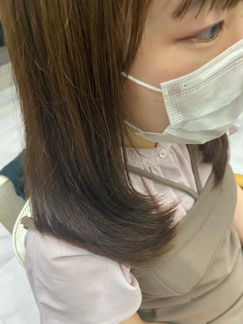ロング レイヤーカット シャギー 目黒 碧人のヘアスタイル