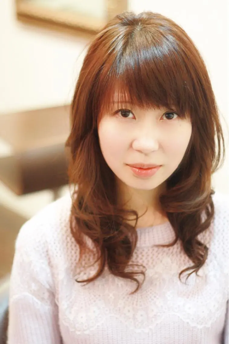 ロング パーマ デジタルパーマ 坂本 直樹のヘアスタイル