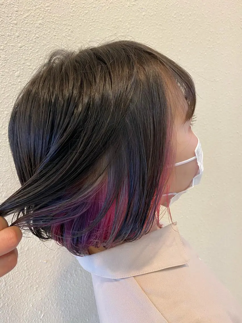 セミロング ヘアカラー トリートメント 中川 茜里のヘアスタイル