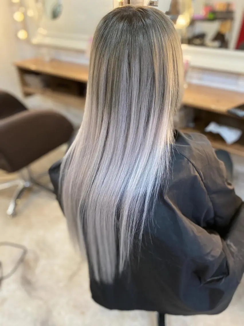 ロング カラー ヘアアレンジ シールエクステ エクステ ウルフカット Hair Make Salon ZEROのヘアスタイル