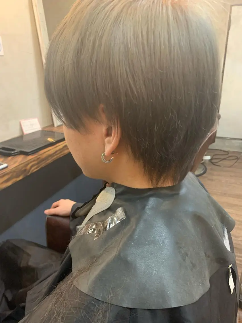ミディアム カット ヘアカラー トリートメント ✨上村 潤平✨メンズヘア✨のヘアスタイル