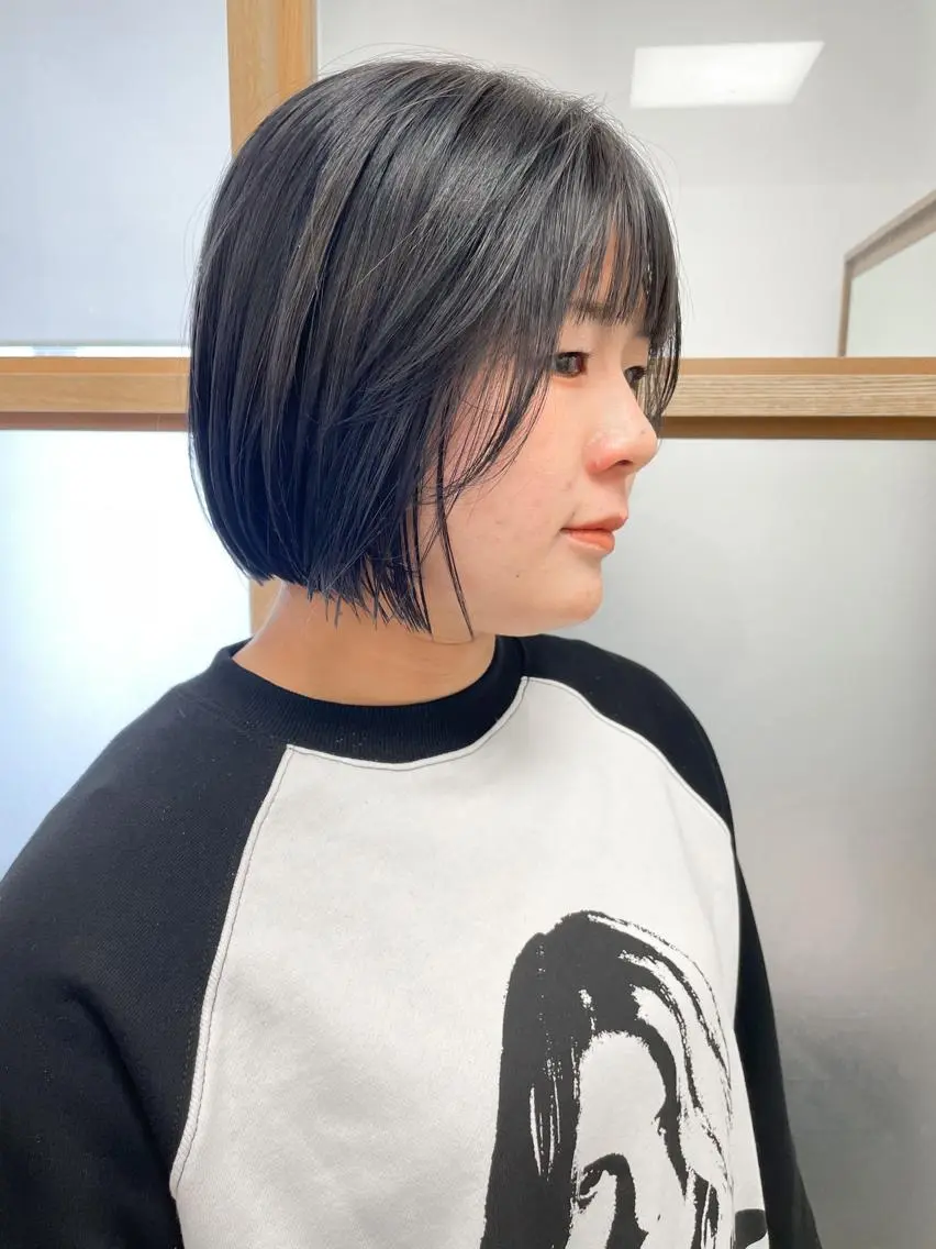 ショート 緒方リエ 時短ショート・ボブのヘアスタイル