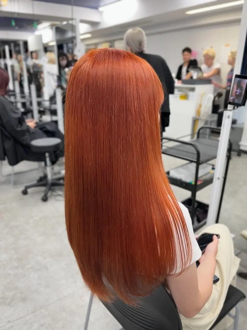 カラー ロング ヘアカラー トリートメント ハイトーンカラー 🎀アカデミー札幌のヘアスタイル