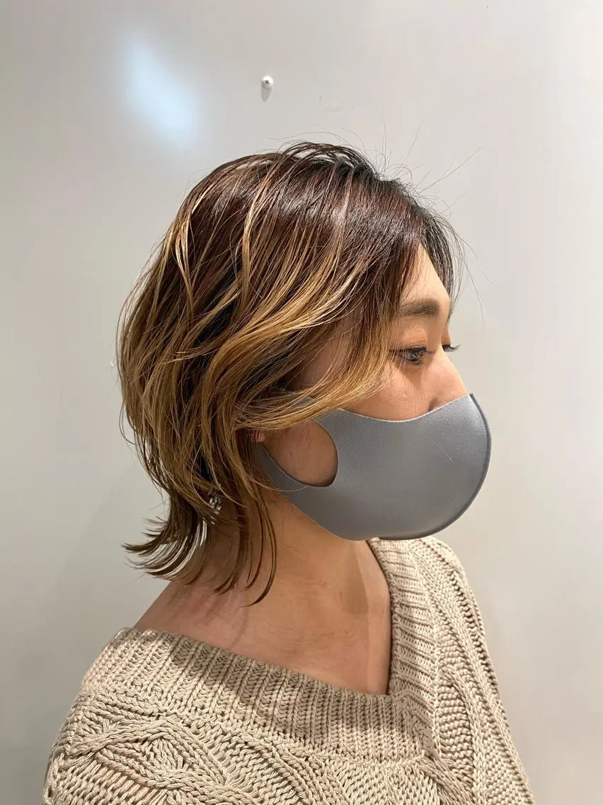 ショート ボブ くびれヘア 堀切 舞のヘアスタイル