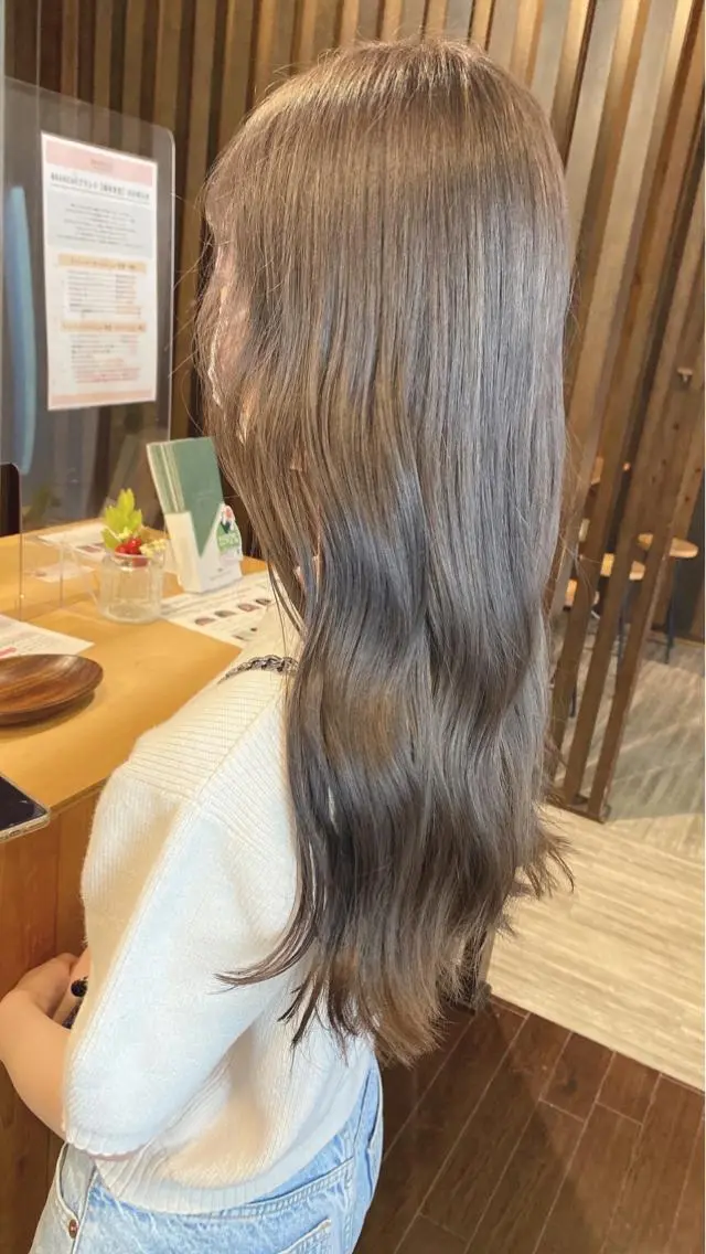 ロング カラー ヘアカラー 具志 正太のヘアスタイル