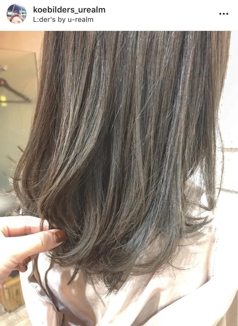ミディアム カラー メンズhair /こえびのヘアスタイル